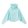 Batwing Sleeves Jacket “Lake Blue”