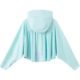 Batwing Sleeves Jacket “Lake Blue”