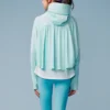 Batwing Sleeves Jacket “Lake Blue”