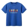 Casual Print T-shirt “Blue”