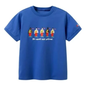 Casual Print T-shirt “Blue”