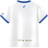 Casual Print T-shirt “White Blue”