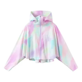 Colorful Batwing Sleeves Jacket “Multi-Color”