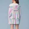 Colorful Batwing Sleeves Jacket “Multi-Color”