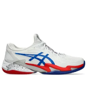 Court FF 3 Novak Clay “Paris White Asics Blue”
