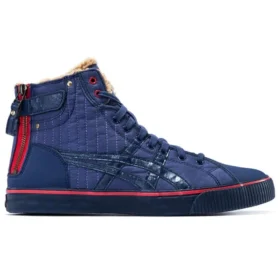 Double Clutch Synthetic Leather Upper/Rubber Sole Blue