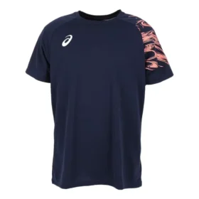 Dry Print Short Sleeve T-Shirt “Midnight Blazing Coral”