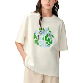 Earth Theme Logo T-Shirt “White”