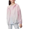 Hooded Jacket “Pink White”