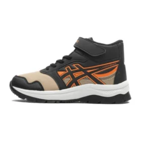 LAZERBEAM High-Top Sneakers “Black Orange Beige”