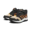 LAZERBEAM High-Top Sneakers “Black Orange Beige”