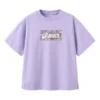 Logo Print T-shirt “Purple”