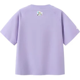 Logo Print T-shirt “Purple”