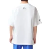 Logo Print T-shirt “White Blue”