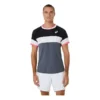 Match Short Sleeve T-Shirt “Grey White Black”