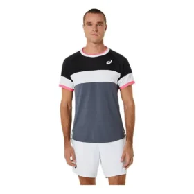 Match Short Sleeve T-Shirt “Grey White Black”