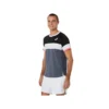 Match Short Sleeve T-Shirt “Grey White Black”