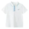 Polo T-shirt “White Blue”