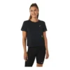 Race Crop Top “Performance Black Charcoal Grey”