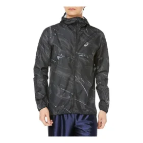 Running Wear Graphic Woven Jacket “Black”