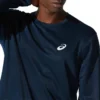 Silver Long Sleeves T-Shirt “French Blue”