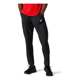 Silver Woven Pants “Black”