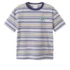 Stripe T-shirt “Beige Blue”